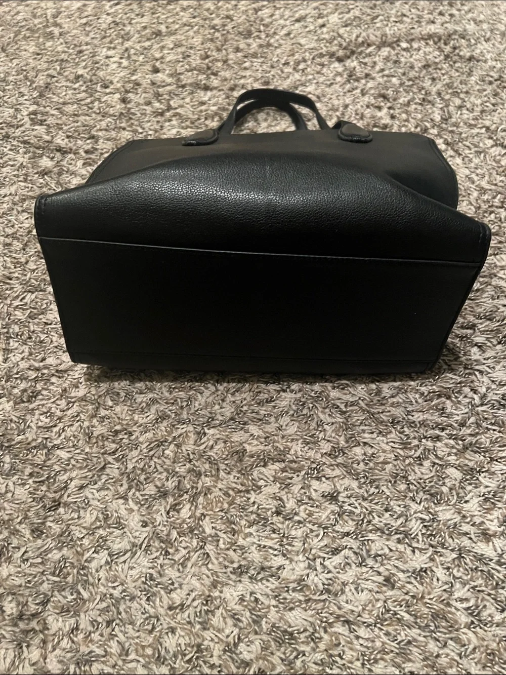 kate spade Black Leather Satchel with Top Handles